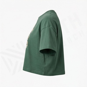 Camiseta Corta para Mujer en Oferta, Manga Corta, Tie Dye, Ropa Informal, Cuello Redondo, Camiseta Corta de Alta Calidad, a la Moda - Product Image 3