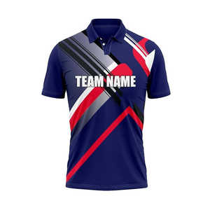 Camisetas de Cricket al por Mayor Personalizadas para Niños, 100% Poliéster, Tela Transpirable, Colores y Tallas Personalizadas, Logotipo Personalizado, Secado Rápido - Product Image 3