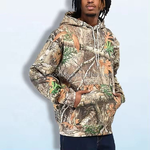 Sudadera con Capucha de Camuflaje para Hombre, Manga Larga, Estampada, Transpirable, de Poliéster, para Caza - Product Image 4