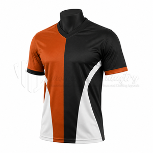 Camiseta de Fútbol Sublimada Personalizada, Manga Corta, Cuello en V, Ropa Deportiva para Equipos de Fútbol, Fabricante de Uniformes Personalizados - Product Image 3
