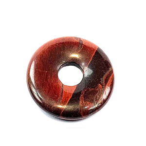 Donuts de Cristal Natural, Donuts de Piedra de Ojo de Tigre Rojo, Gemas de Cristal, Gemas de Reiki, Donuts Curativos, Ágata, Venta al por Mayor - Product Image 6