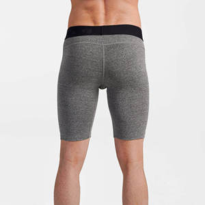 Compression-Fit <b>Base</b> <b>Layer</b> Under-Shorts for Sports Vintage Wash Acid-Drip Distressed Denim Shorts Streetwear - Product Image 2