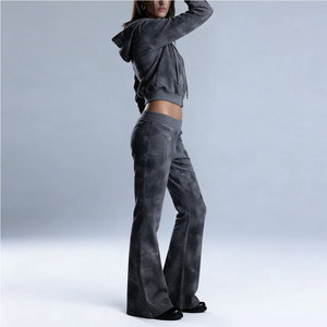 Survêtements évasés pour femmes au design moderne et confortable, parfaits pour le quotidien, les activités physiques et la mode décontractée - Product Image 3