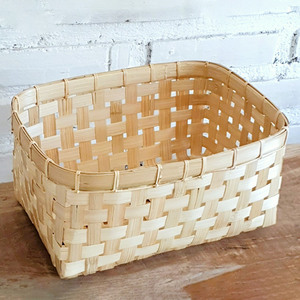 Cestas de bambú natural al precio más bajo, organizador decorativo para el hogar, cesta de almacenamiento para libros y juguetes - Product Image 6