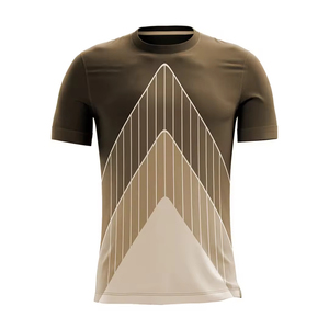 T-shirts blancs pour hommes en polyester 100 % effet coton, prêts pour la sublimation, avec logo, pour impression personnalisée - Product Image 2