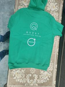 เสื้อฮู้ดโอเวอร์ไซส์ผ้าเทอร์รี่ถักนิตติ้ง 380gsm รุ่นใหม่ล่าสุด สไตล์ลำลองสตรีทแวร์ ไม่มีเชือกผูก กระเป๋าเสื้อ ซักเอนไซม์ สำหรับฤดูใบไม้ร่วง - Product Image 2