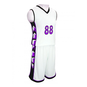 Camiseta de Baloncesto de Poliéster de Secado Rápido de Alta Gama para Hombre, Impresión por Sublimación Personalizada, Servicio OEM, Transpirable, Antibacteriana, Tallas Grandes - Product Image 4