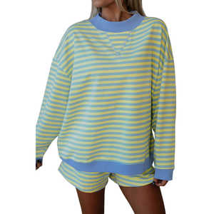 Custom Wholesale Printed Autumn/Winter Plus Size <b>Women's</b> Mock Neck Sweatshirt 100% Cotton Streetwear Pullover - Product Image 1