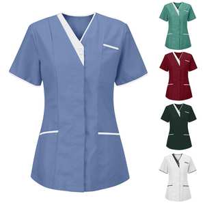 Ensemble d'uniformes médicaux SANGLASPORTS unisexe en polyester/coton tissé avec détection d'aiguilles et fusion sans couture - Product Image 6