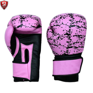 Guantes de Boxeo Resistentes de Látex y Cuero PU de 12oz para Hombres y Mujeres, para Entrenamiento, Transpirables, Ajustables, que Absorben la Humedad - Product Image 1