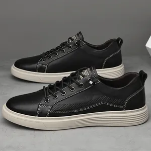 2025 New Men's Lace -Up Casual <b>Shoe</b> For Autumn And Winter Classic And <b>Comfortable</b> Board <b>Shoe</b> Soft - Soled And Durable <b>Work</b> <b>Shoes</b> - Product Image 3