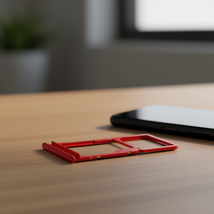 Vassoio per scheda SIM e Micro SD per Redmi Note 7, colore rosso - Product Image 3