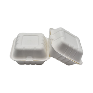 Sustainable Disposable Food Packaging <b>Lunch</b> <b>Box</b> with Divided <b>Compartments</b> for Takeout Catering and Meal Service - Product Image 1