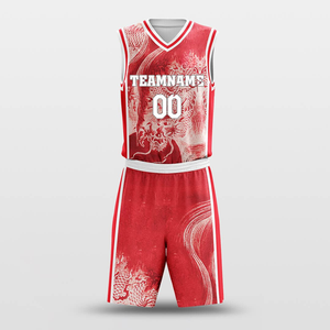 OEM Basketball Uniform Sublimation 100% <b>Polyester</b> Custom Basketball Jersey Set for Clubs Custom Sportswear - Product Image 2