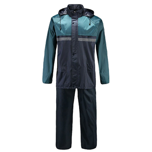 Rain Suit High Comfort Waterproof <b>Jacket</b> and Trouser Set for Outdoor Rain Protection OEM Supply - Product Image 1