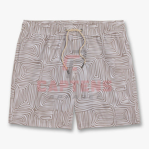 กางเกงชายหาดแห้งเร็วสำหรับผู้ชาย รุ่นซัมเมอร์ 2026 บอร์ดชอร์ต โพลีเอสเตอร์ 100% ระบายอากาศได้ดี ไซส์ใหญ่ กางเกงว่ายน้ำ ขายส่ง - Product Image 1