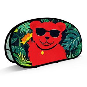 Support de sac de plage personnalisé avec logo et bannière ovale pop-up pour événements sportifs, fêtes sur la plage, publicité et drapeaux promotionnels - Product Image 1