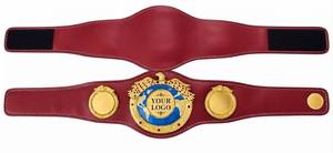 Customized Professional Breathable Comfortable Leather Boxing <b>Wrestling</b> MMA & Judo Championship Belt for Martial Arts Training - Product Image 3