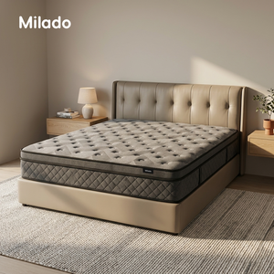 Matelas hybride Queen de qualité hôtelière avec ressorts ensachés, expédition gratuite depuis notre entrepôt local aux États-Unis, commande minimale 1 - Product Image 2