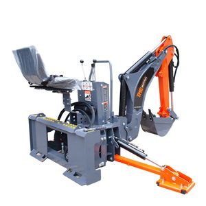 Attache de pelle rétrocaveuse pivotante pour mini-chargeuse de 8 pieds, 30-60 CV, vannes italiennes, godet de 12 pouces, TMG SBH55, occasion, applicable à l'agriculture - Product Image 3