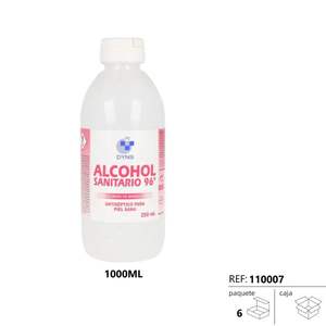 Desinfectante de Manos Sanitario 6U con 96% de Alcohol, Botella Dyns de 1000ml - Product Image 1