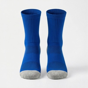 Blue Crew <b>Socks</b> Breathable Polyester Spandex <b>Running</b> Athletic Sports <b>Socks</b> for Adults Summer Standard Thickness - Product Image 1