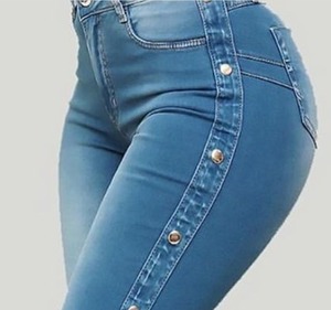 Pantalon de survêtement 100% Coton Respirant Doux Ample à Jambes Larges Droites en Maille de Coton Surdimensionné et Respirant, En Vente - Product Image 5