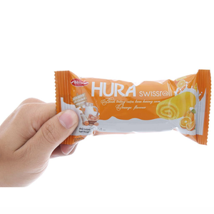 เค้กโรลสวิส ฮูรา เดมิ รสส้ม 360 กรัม ขายดี ครีมส้มนุ่ม ราคาส่ง แข่งขันได้ รับส่งออก - Product Image 2