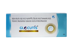 Crème éclaircissante pour la peau Glocutis 30g avec Alpha Arbutin, Acide Kojique et Niacinamide pour la pigmentation, les taches brunes et une peau éclatante - Product Image 5