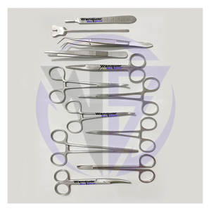 Juego de 12 Instrumentos Quirúrgicos Básicos para Cirugía Menor, Kit de Herramientas de Acero Inoxidable, Tijeras, Pinzas, Portaagujas, para Entrenamiento Médico - Product Image 4