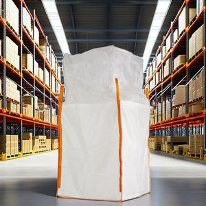 Bolsa a Granel FIBC de Polipropileno Duradero con Diseño de Faldón Superior y Base Plana, Impresión Offset para Envasado Químico e Industrial - Product Image 1