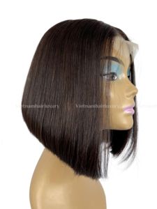 วิกผม100% แท้จากเวียดนามวิกผมมนุษย์แท้เรมีบ๊อบตัดตรงสีธรรมชาติ - Product Image 3