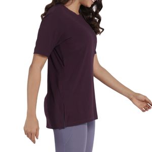 T-shirt ample pour femmes grandes tailles, doux, respirant, longueur tunique, vêtements décontractés, imprimé numérique, couleur personnalisée, nylon/coton - Product Image 5