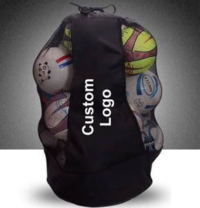 Bolsa de fútbol personalizada de pana con cordón, portátil, lavable y reciclable para 10-15 balones - Product Image 1