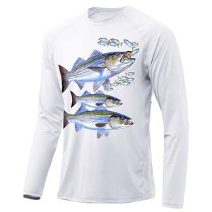 Camisa de Pesca para Hombre de Manga Larga, Transpirable, con Protección Solar UPF 50, de Algodón, Impresión Personalizada de Alta Calidad, Proveedor Mayorista - Product Image 4