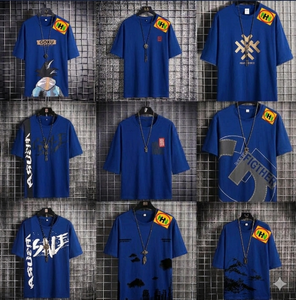 Lot de T-shirts en coton 100% colorés pour hommes, collection été 2026, prix super abordable, stock important - Product Image 5