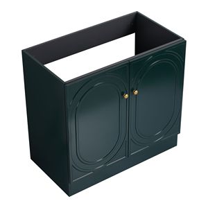 Mobile bagno freestanding da 36 pollici con 2 ante ammortizzate, senza lavabo (confezione KD) - Product Image 1