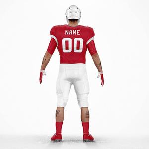 Maillot de football personnalisé en polyester à séchage rapide, semi-subslimé, style américain, vente en gros - Product Image 6