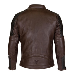 Motorbike <b>Padded</b> Leather Panel Fashionable Work Motorbike Leather Jacket - Product Image 2