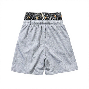Custom Design <b>Men</b> Cotton Double waisted <b>Shorts</b> Elastic Waist Casual Knitted Breathable Mid Rise Fashion Fit <b>Lounge</b> <b>Shorts</b> <b>Mens</b> - Product Image 1