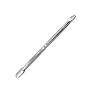 Pousse-cuticules professionnel en métal arc-en-ciel avec logo personnalisé, double extrémité, pour éliminer les peaux mortes, grattoir à ongles, cuillère, outils de pédicure, vente en gros - Product Image 6