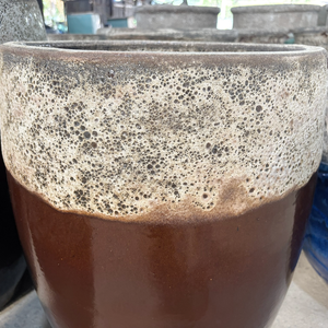 กระถางเซรามิกแอตแลนติกขนาดใหญ่แบบสั่งทำพิเศษ พร้อมเคลือบเงา มีรูระบายน้ำ เป็นมิตรกับสิ่งแวดล้อมและทนทาน เหมาะสำหรับปลูกต้นไม้นอกบ้าน - Product Image 4