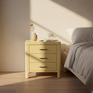 โต๊ะกาแฟสไตล์โมเดิร์น 3 ลิ้นชัก ไม้เอคาเซีย MDF ปิดผิววีเนียร์เอคาเซีย ยี่ห้อ KP รับประกัน 1 ปี-เฟอร์นิเจอร์ห้องนั่งเล่น โต๊ะข้าง/โต๊ะหัวเตียง - Product Image 3