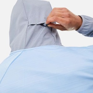 Chaqueta Cortavientos Ligera de Nylon Impermeable Personalizada al por Mayor para Hombre 2025 con Contraste de Color - Product Image 4