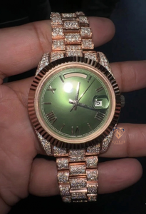 Best Selling Exclusive Moissanite Diamond Watch High End Jewelry <b>Wristwatch</b> for Luxury Buyers Available At Best Price - Product Image 3