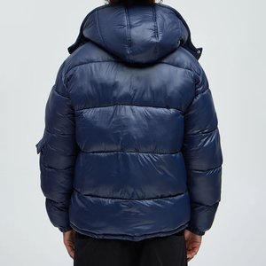 Fabric Lightweight Warm Comfortable Outerwear For Hiking Camping Travel Men Puffer <b>Jacket</b> Quilted Winter Coat Premium Insulated - Product Image 5