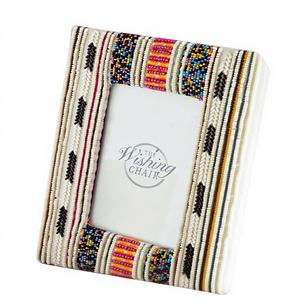 กรอบรูปปักลูกปัดทำมือสำหรับวางบนโต๊ะ กรอบรูปประดับลูกปัดเก๋ไก๋สำหรับตกแต่งบ้าน craftera ส่งออก - Product Image 5