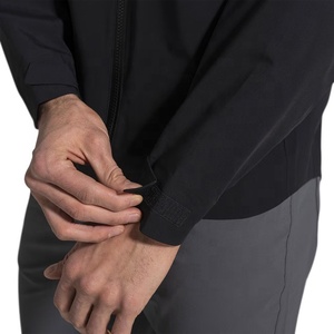 Mens Autumn Long Casual <b>Lightweight</b> Windproof <b>Waterproof</b> <b>Golf</b> <b>Jacket</b> Zip up Front Logo Quick Dry Coursewear OEM Custom - Product Image 2