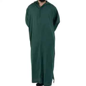 Abaya Thobe Musulmana para Hombre, Ropa Islámica Masculina con Cuentas, Estilo Casual - Product Image 4