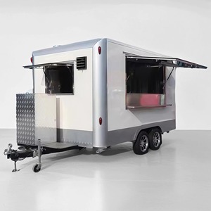Remorque alimentaire mobile robuste conçue pour une utilisation fréquente en extérieur, avec une construction solide, un espace de travail efficace et une longue durée de vie. - Product Image 1